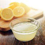 lemon juice in bowl